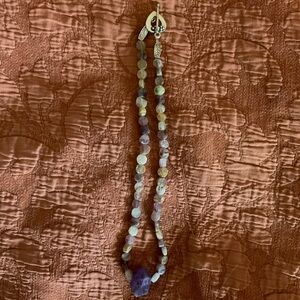 Elegant Purple Beaded Necklace